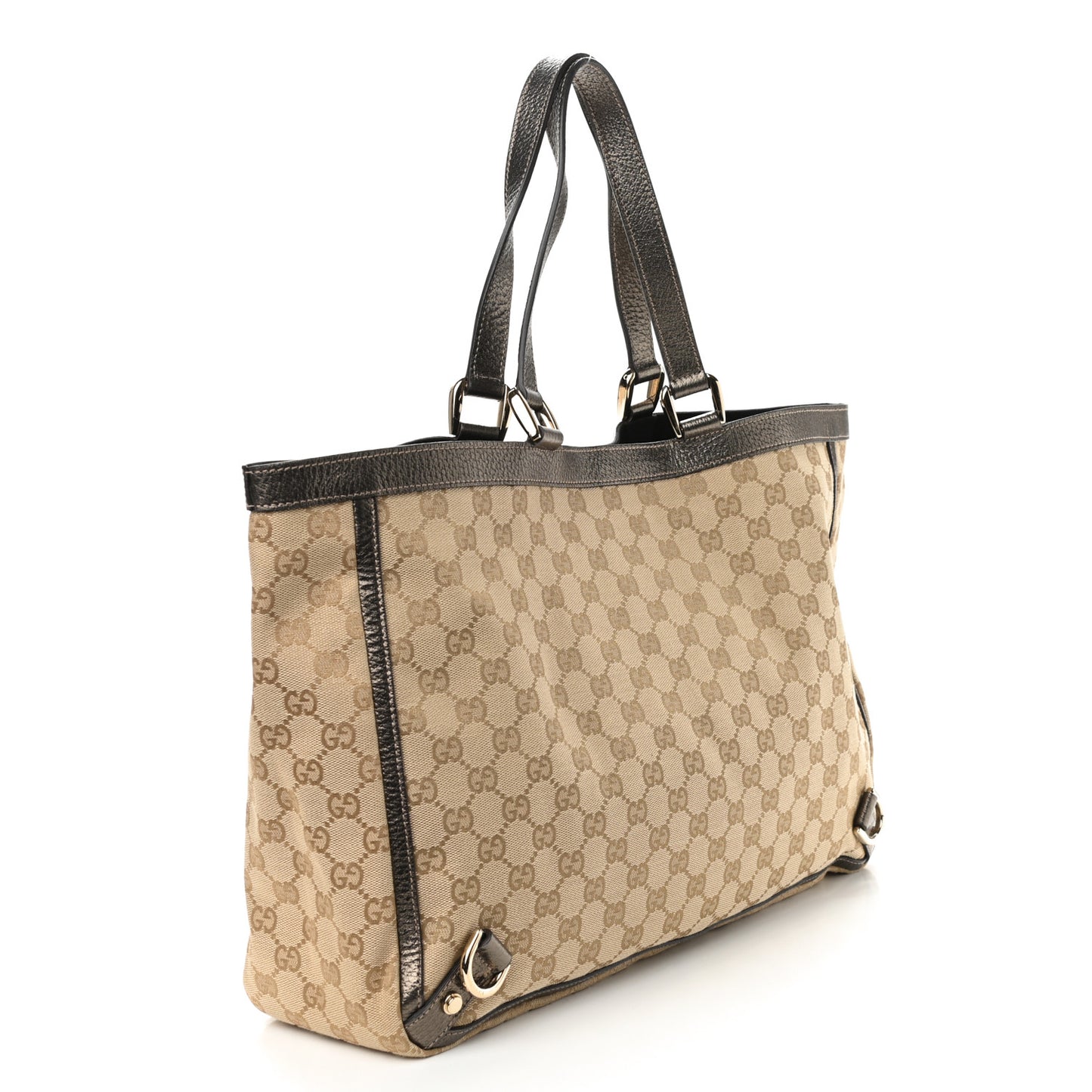 Monogram Large Abbey Tote Gunmetal