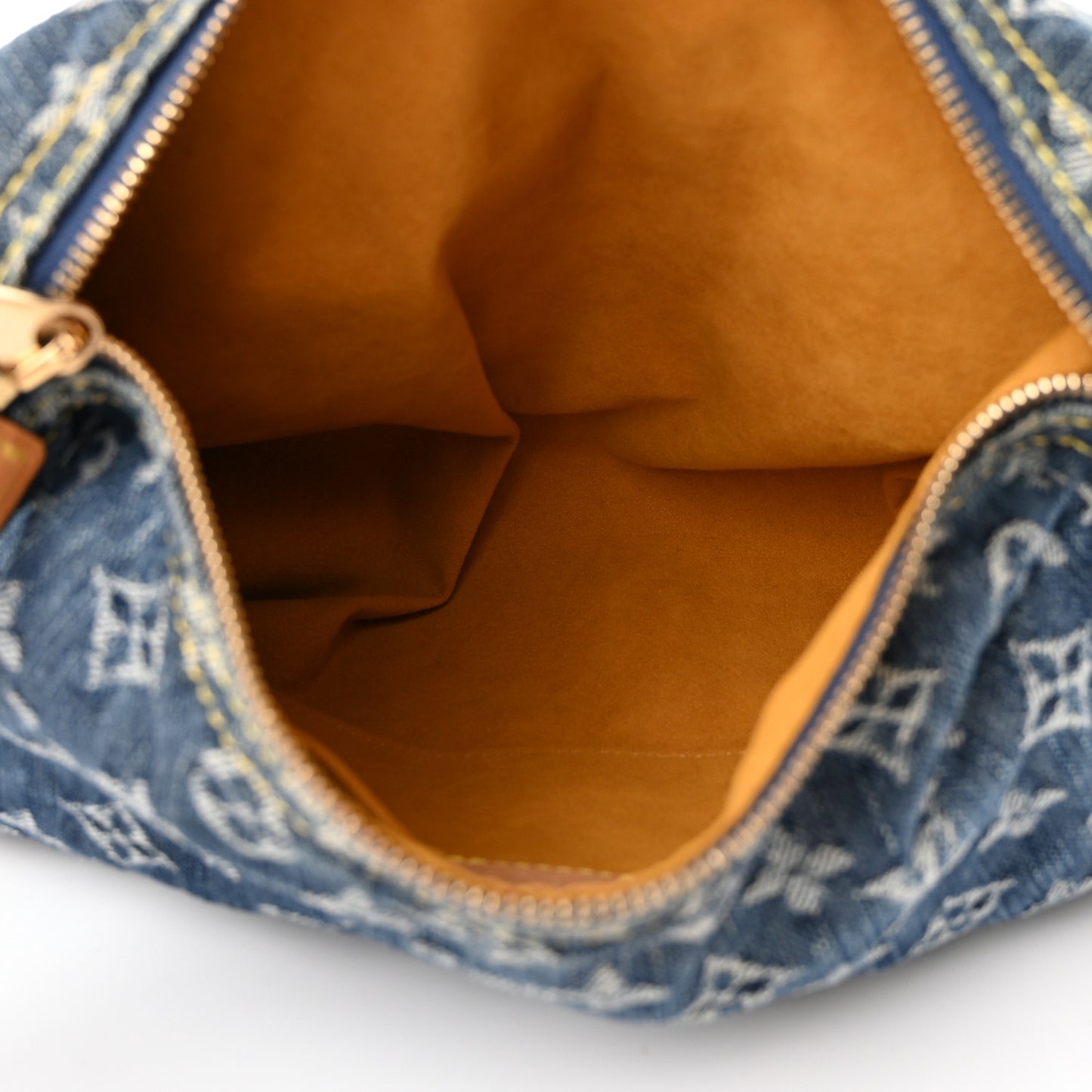 Monogram Denim Baggy PM Blue