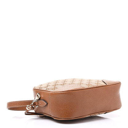 Gucci Monogram Mini Bree Messenger Bag Beige Tabacco 3 of 12