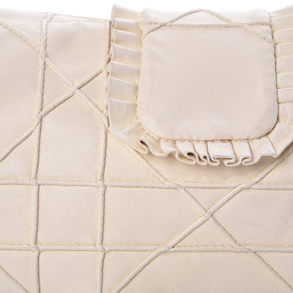 Christian Dior Calfskin Cannage Fringe Small Miss Dior Flap White 12 of 12
