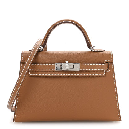 Hermes Epsom Mini Kelly Sellier 20 Gold 1 of 11