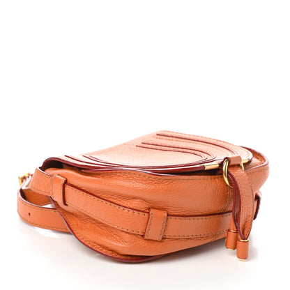 Chloe Calfskin Mini Marcie Round Crossbody Bag Orange 4 of 9