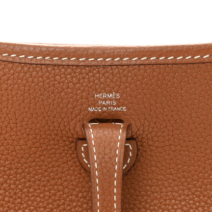 Hermes Taurillon Maurice Amazone Evelyne TPM Gold White 6 of 13