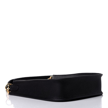 Hermes Taurillon Clemence Evelyne TPM Black 3 of 4