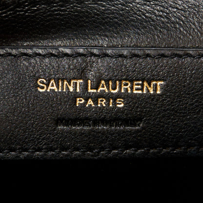 Saint Laurent Grain De Poudre Small Monogram Kate Satchel Dark Sun 7 of 11