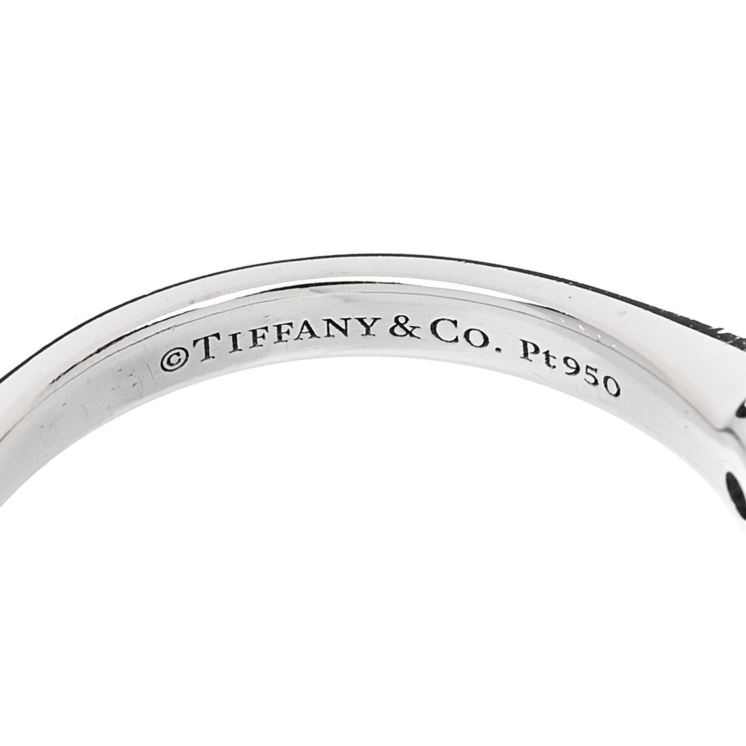 Tiffany Platinum Diamond 1.26ct Solitaire Engagement Ring 49 4.75 6 of 7