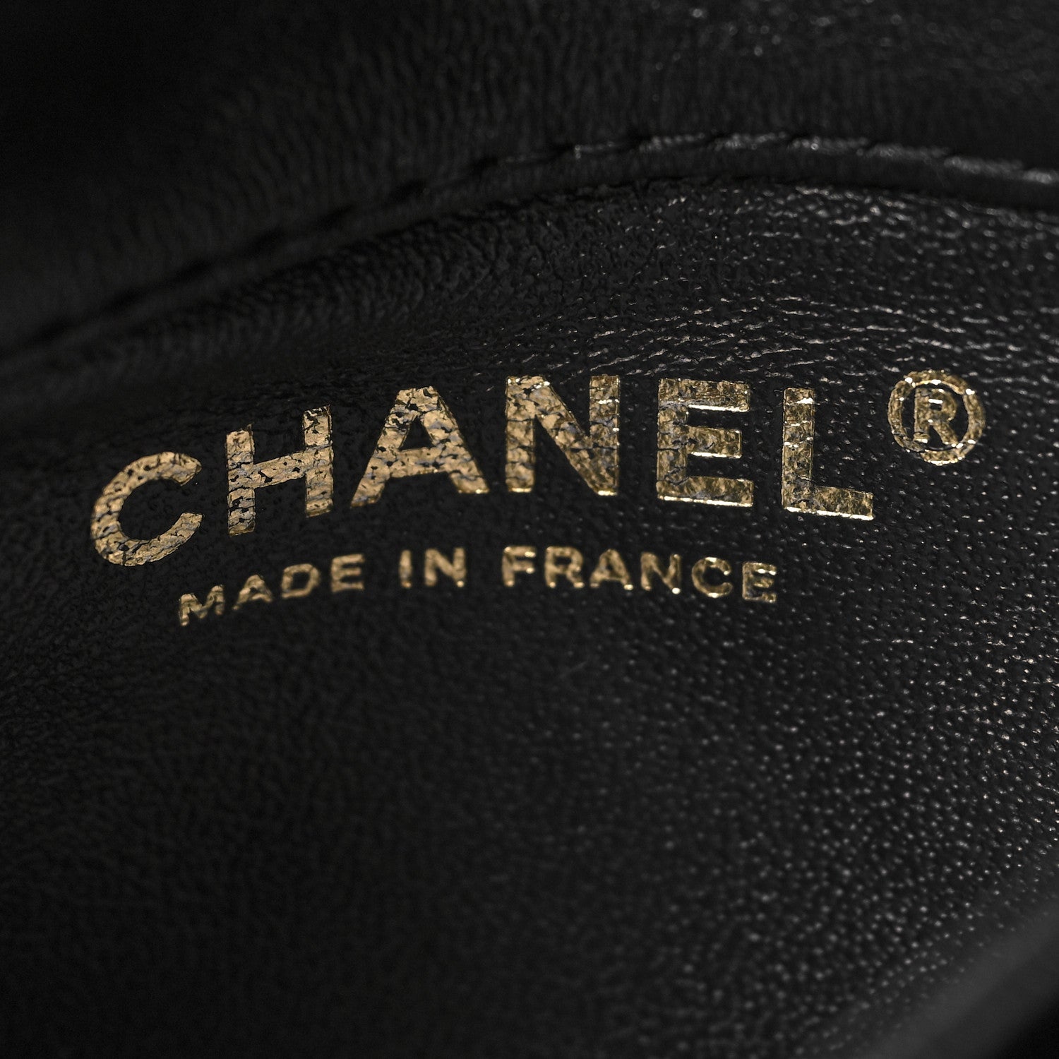 Chanel Lambskin Quilted Wood Mini Coco Handle Flap Black 6 of 10