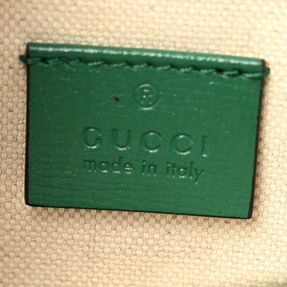 Gucci Azalea Calfskin Enamel Small Dionysus Shoulder Bag New Shamarock Emerald Off White 7 of 13