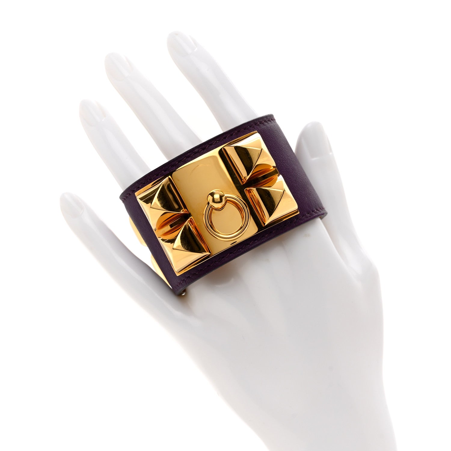 Hermes Swift Collier De Chien CDC Bracelet S Cyclamen 2 of 7