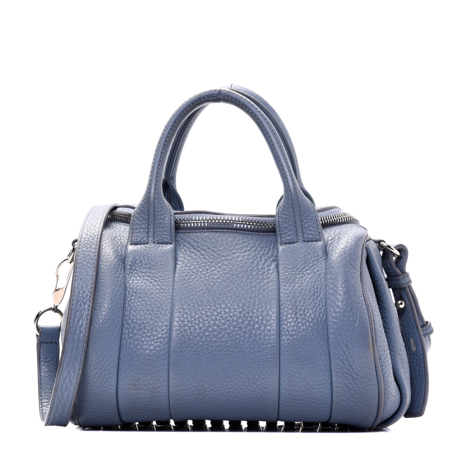 Alexander Wang Pebbled Lambskin Rockie Blue Pale Gold Hardware 1 of 24