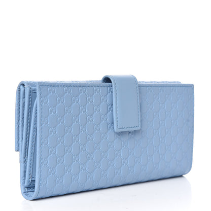 Gucci Microguccissima Continental Flap Wallet Mineral Blue 3 of 8