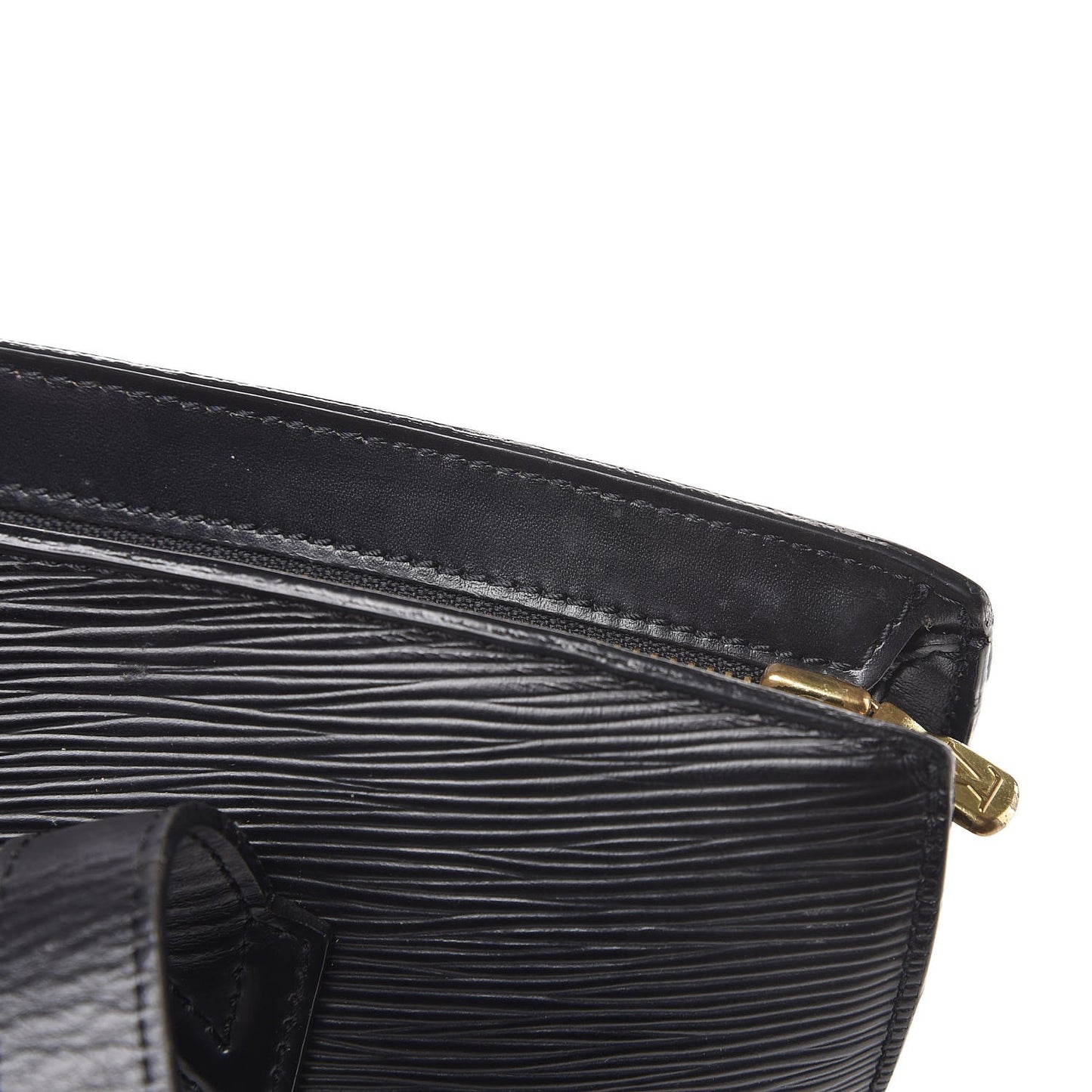Epi Saint Jacques PM Long Straps Black
