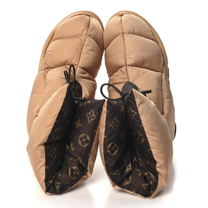 Louis Vuitton Nylon Monogram Pillow Comfort Ankle Boot 39 Beige 2 of 7