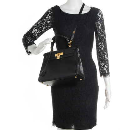 Hermes Veau Gulliver Kelly Retourne 28 Black 22 of 28