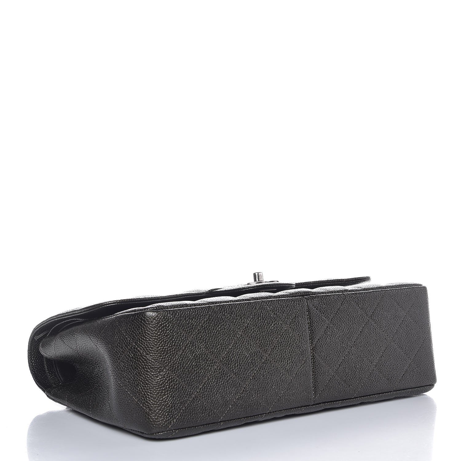 Chanel Caviar Quilted Jumbo Double Flap Dark Charcoal 4 of 7