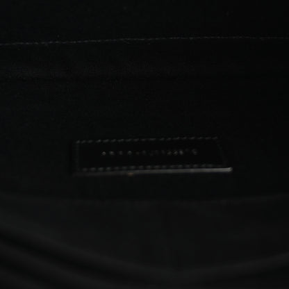 Saint Laurent Calfskin Crocodile Embossed Tablet Pouch Crema Soft 5 of 18