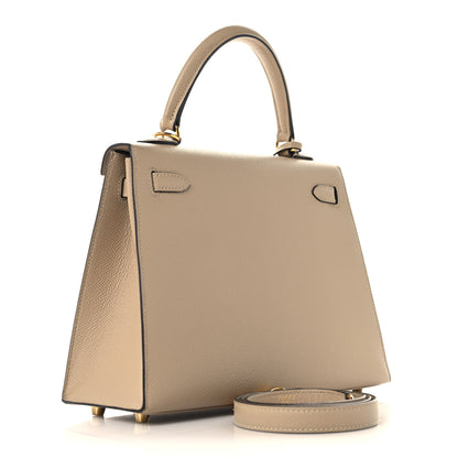 Hermes Epsom Kelly Sellier 25 Trench 3 of 11