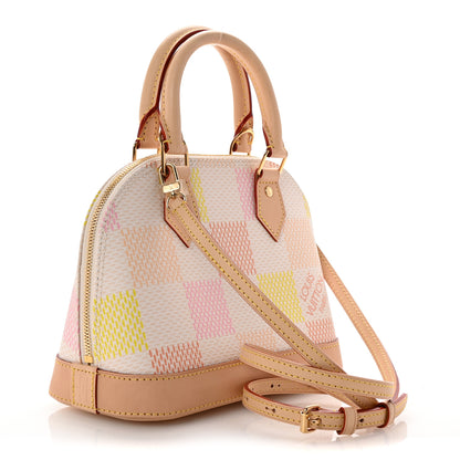 Louis Vuitton Damierlicious Alma BB Rose Peach 3 of 9