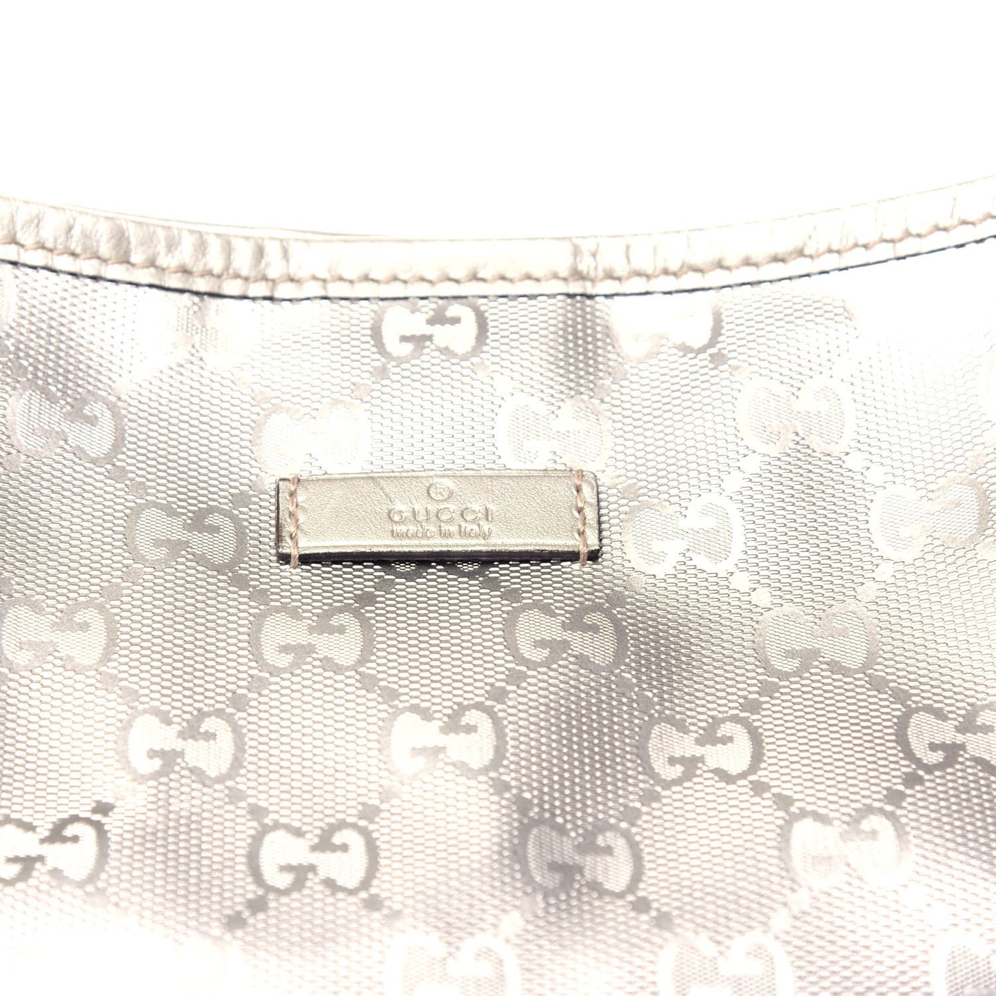 Imprime Monogram Medium Joy Tote Silver