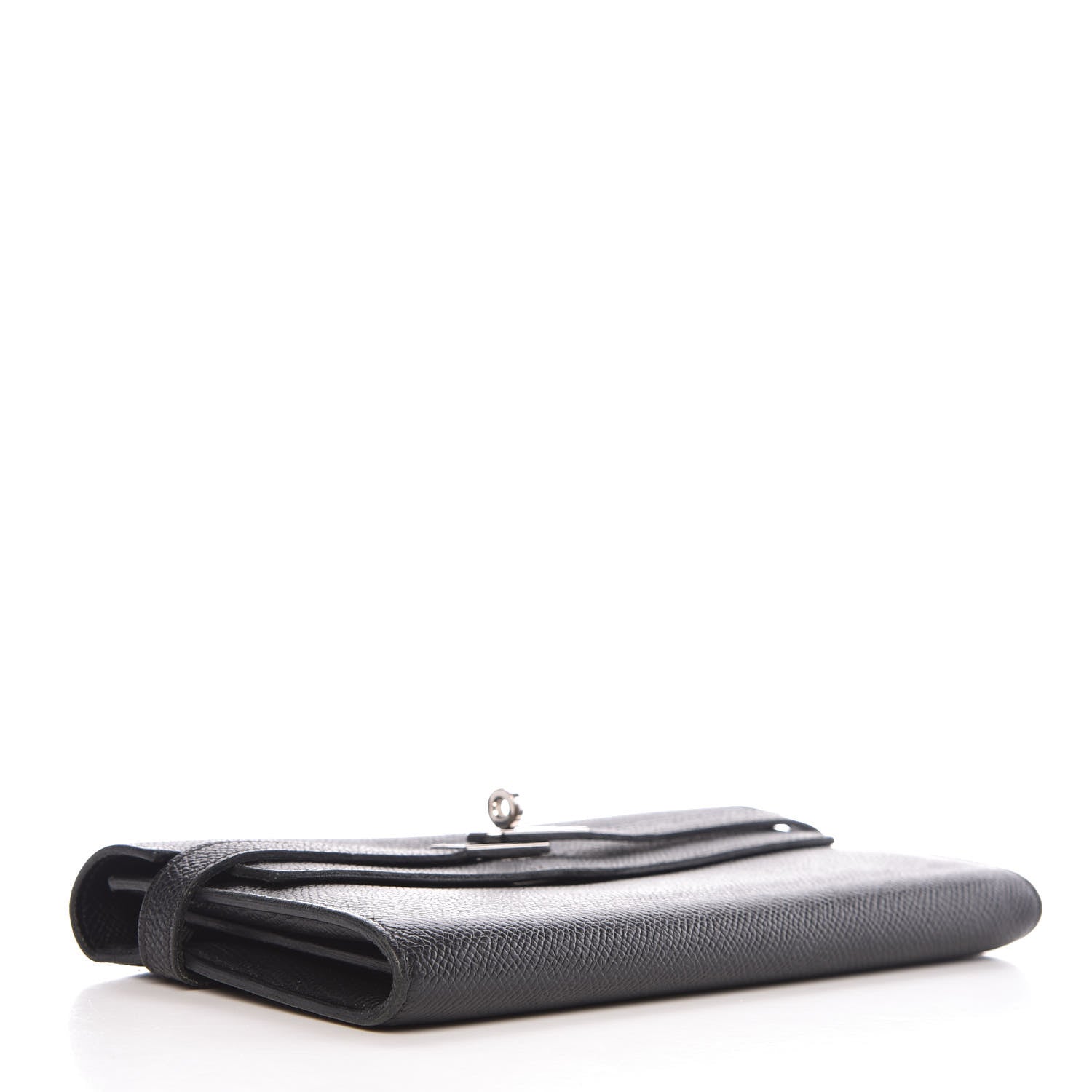 Hermes Epsom Kelly Longue Wallet Black 4 of 9