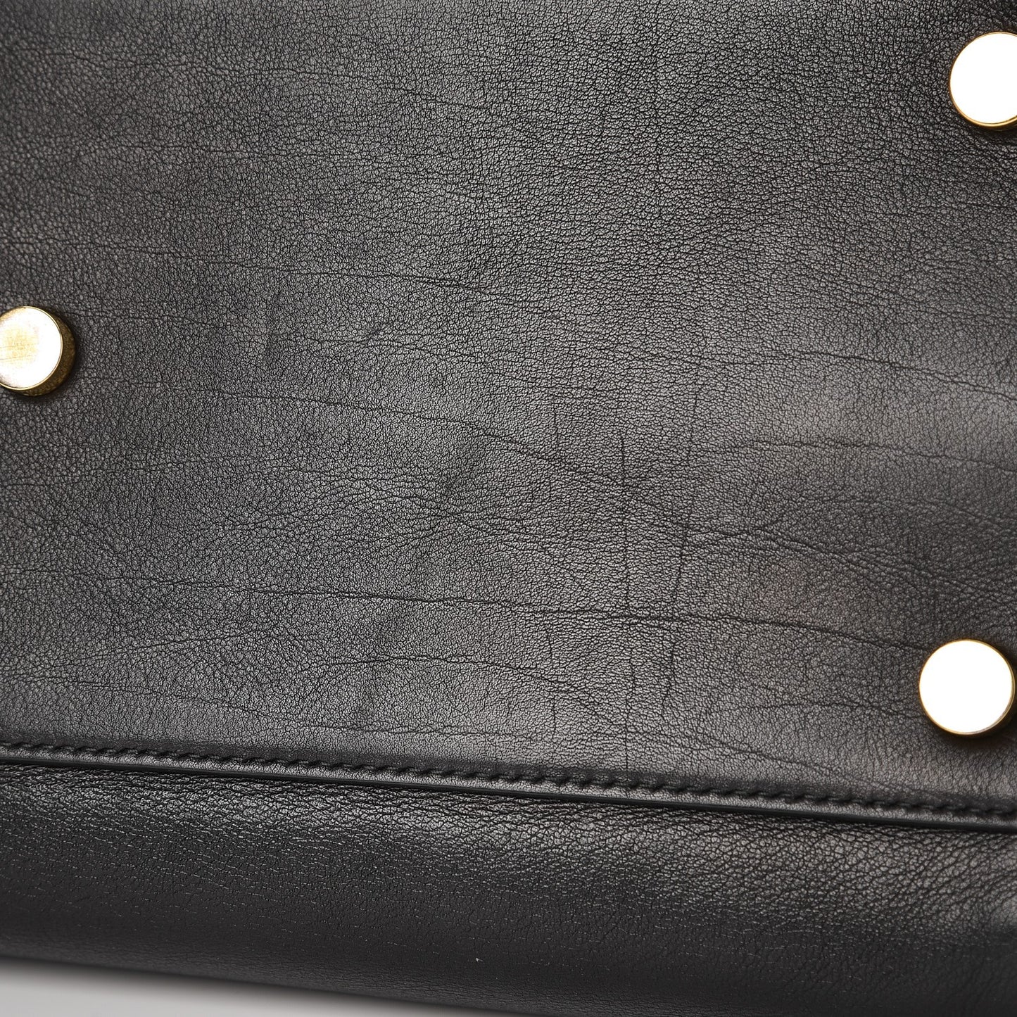 Calfskin Small Sac De Jour Black