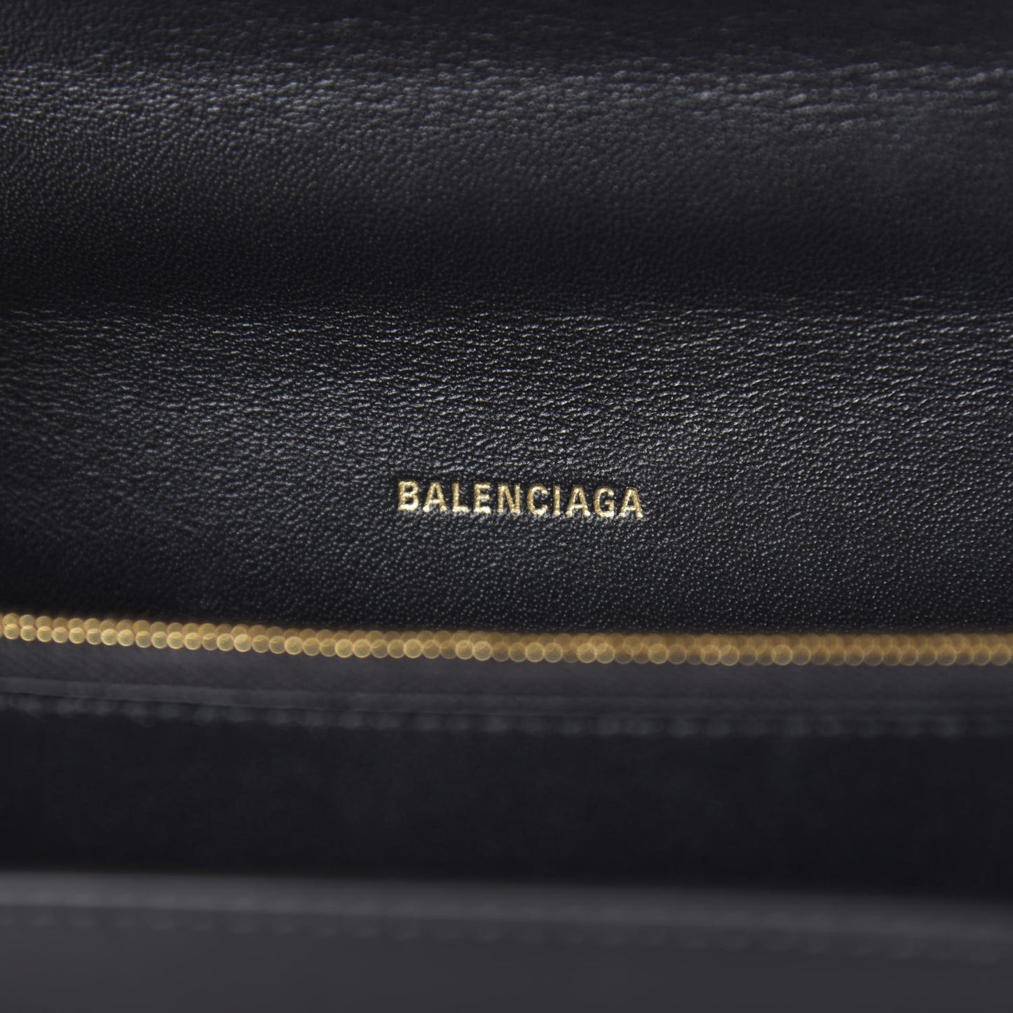 Box Calfskin S Sharp Chain Shoulder Bag Black
