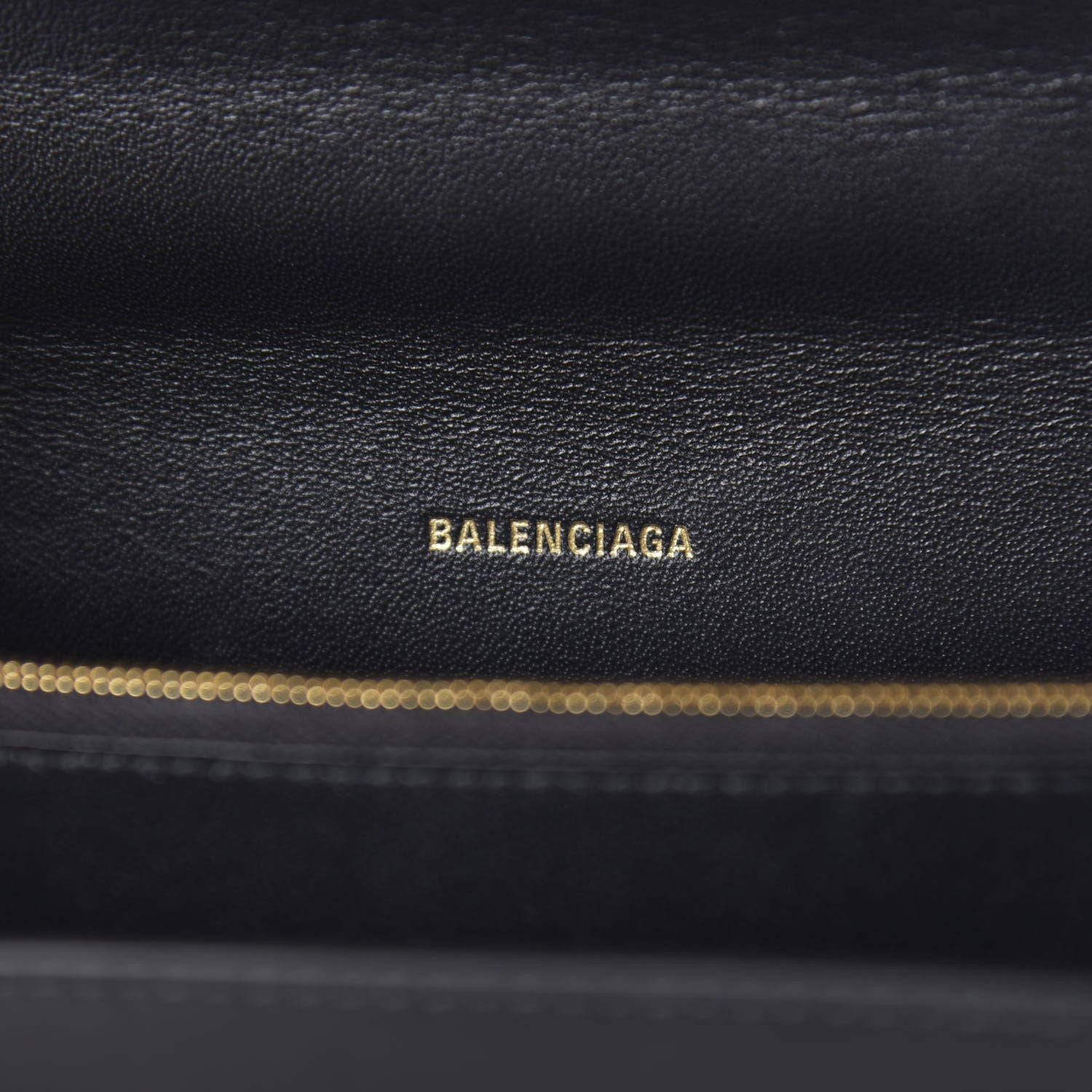 Balenciaga Box Calfskin S Sharp Chain Shoulder Bag Black 9 of 10