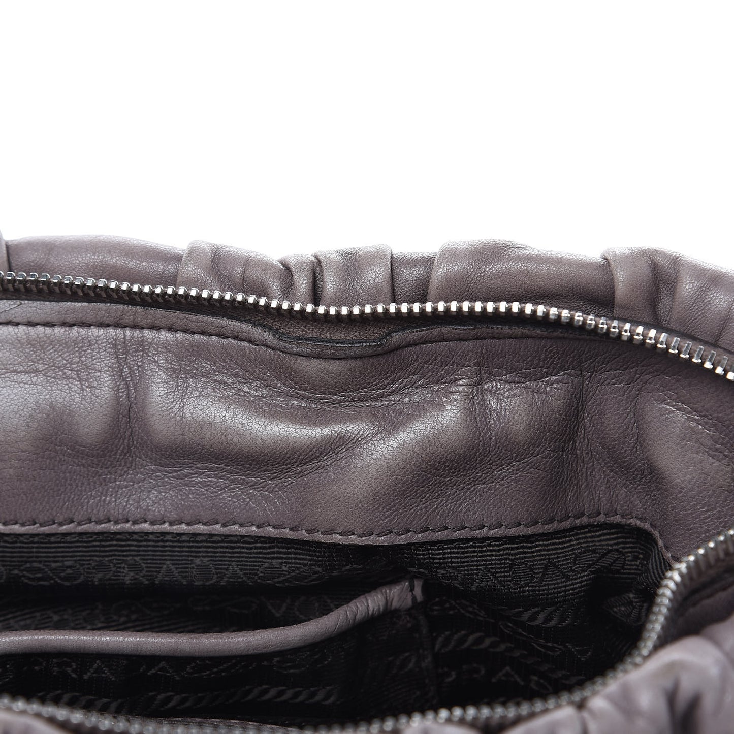 Nappa Gaufre Shopping Satchel Bambu