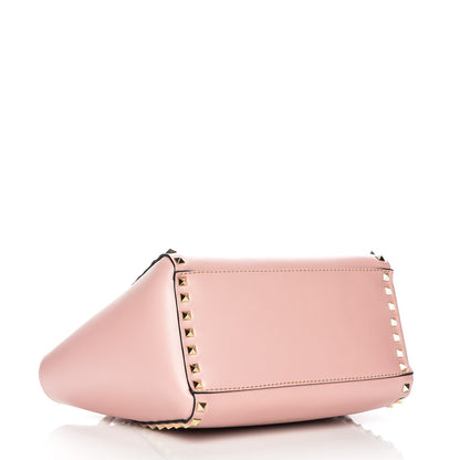 Valentino Garavani Vitello Small Rockstud Double Handle Tote Pink 5 of 8