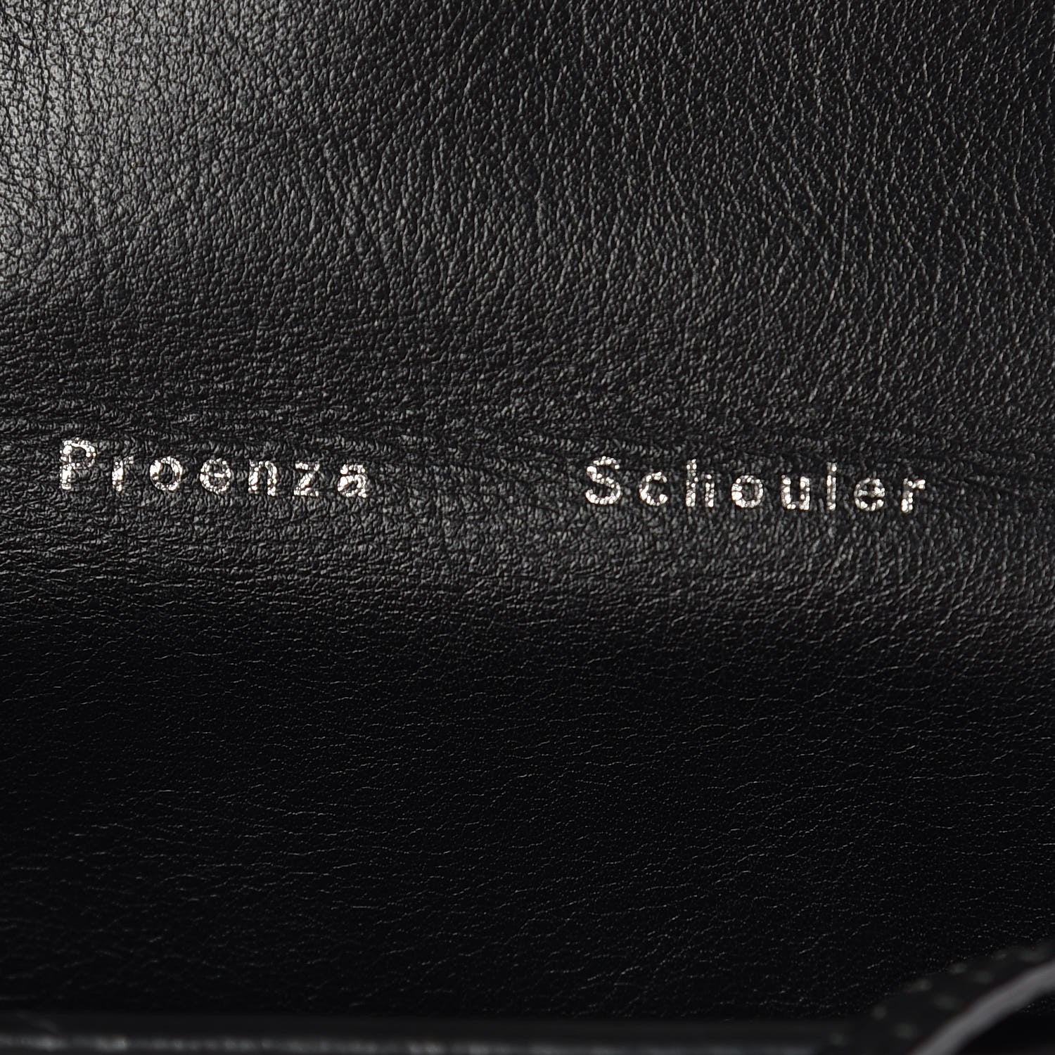 Proenza Schouler Calfskin Small Fringe Lunch Bag Black 11 of 12