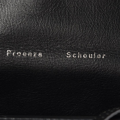 Proenza Schouler Calfskin Small Fringe Lunch Bag Black 11 of 12