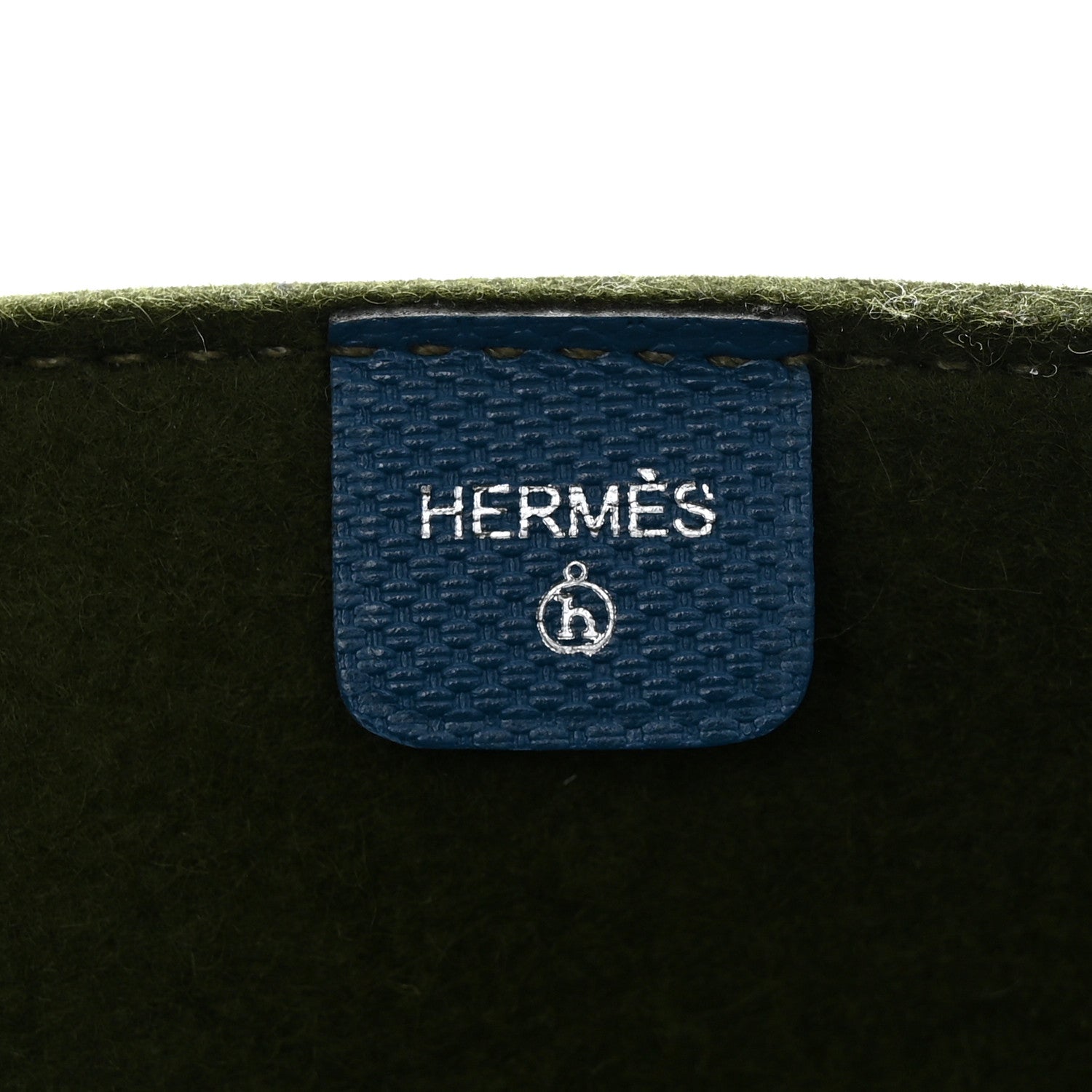 Hermes Epsom Feutre Petit H Decoupe Basse PM Skeleton Tote Bleu de Galice Canopee 5 of 9