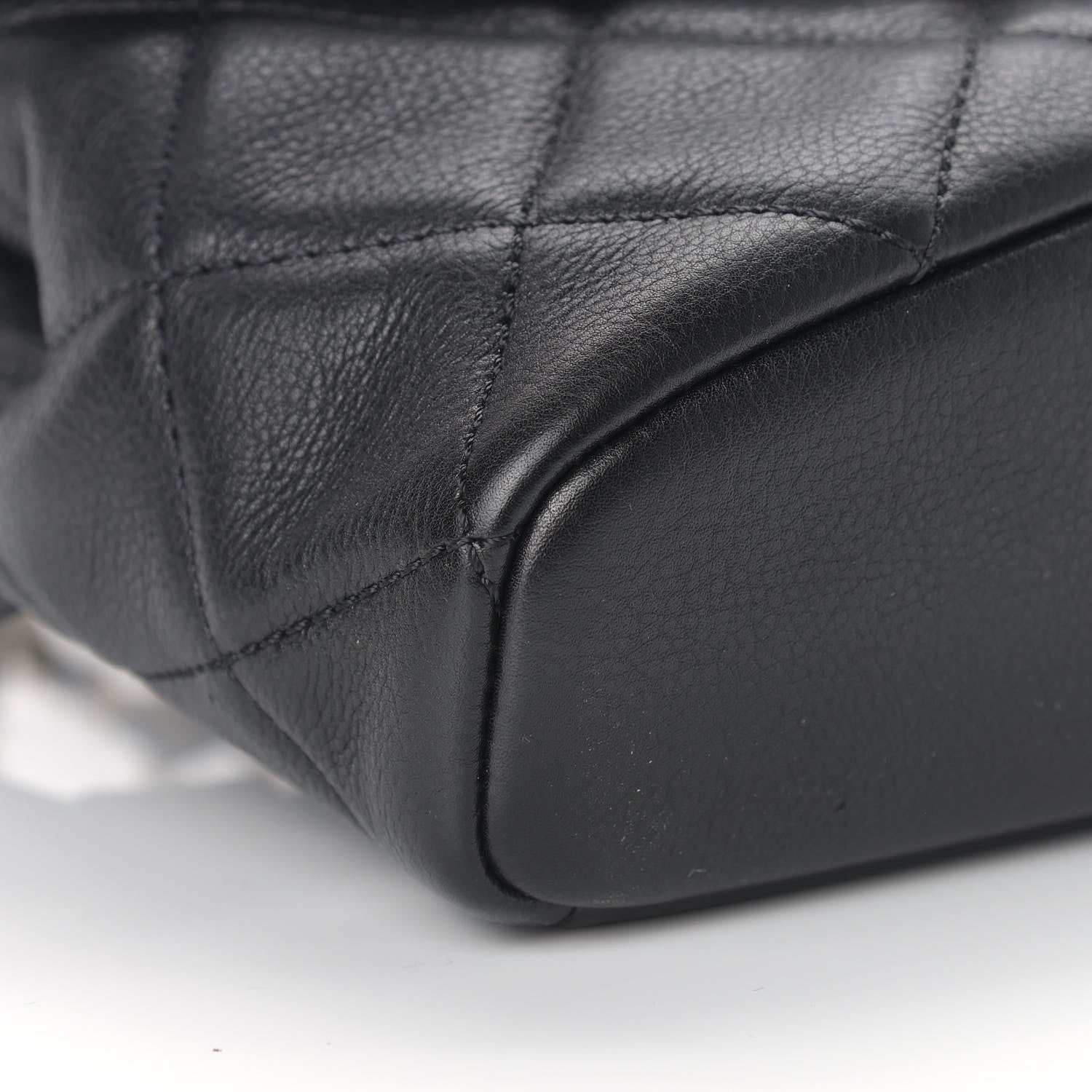 Chanel Calfskin Quilted Carry With Chic Flap Waist Bag With Chain Black 8 of 11
