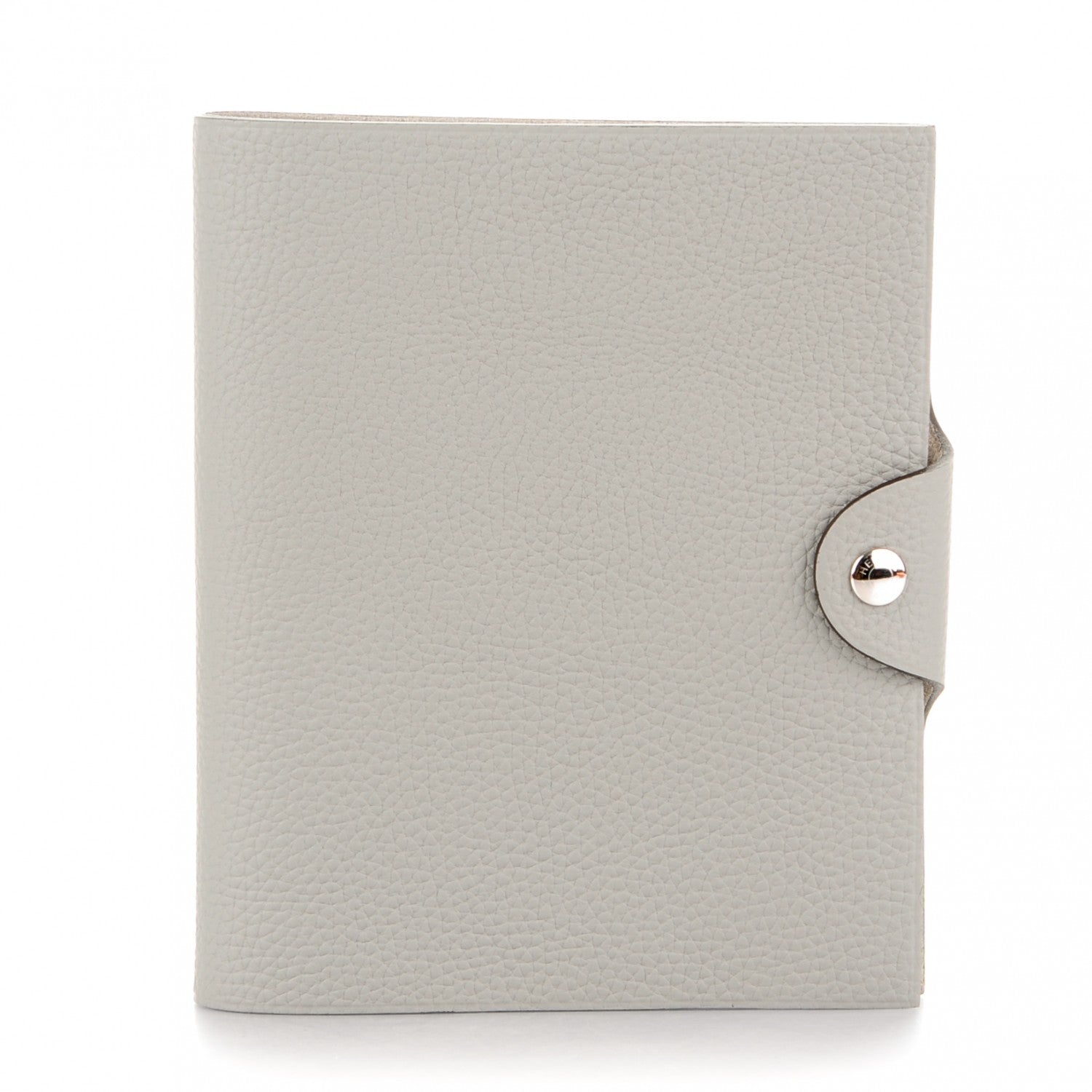 Hermes Togo Ulysse PM Notebook Cover Gris Mouette 1 of 7
