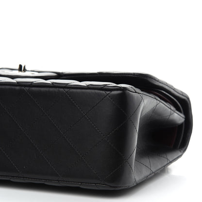 Chanel Lambskin Quilted Jumbo Double Flap Black 8 of 9