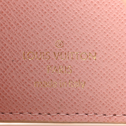 Louis Vuitton Damier Azur Victorine Wallet Rose Ballerine 6 of 6