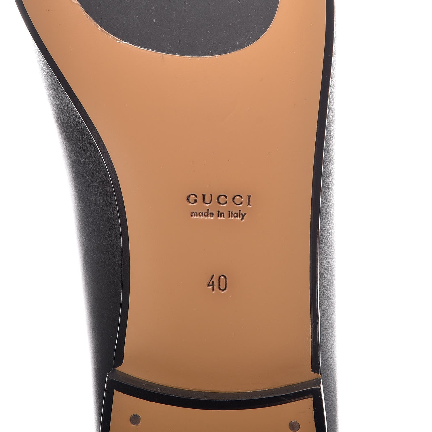 Gucci Calfskin Womens Jordaan Loafers 40 Black 6 of 11