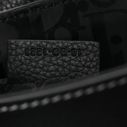Christian Dior X KAWS Grained Calfskin Saddle Pouch Black 7 of 10