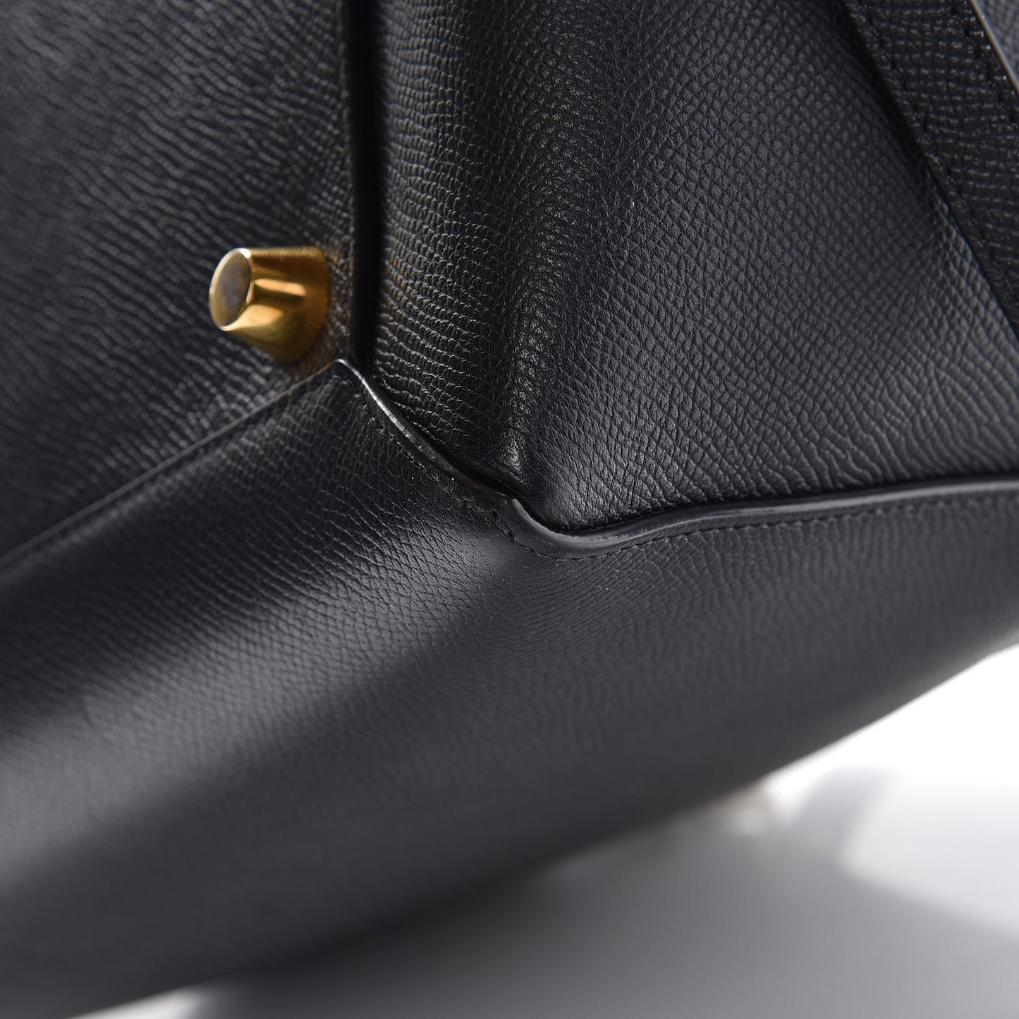 Grained Calfskin Mini Belt Bag Black