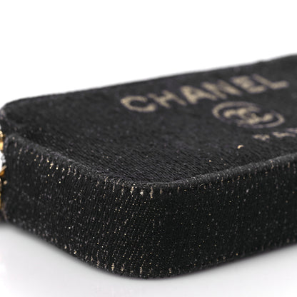 Chanel Canvas Small Deauville Clutch With Chain Black 9 of 10