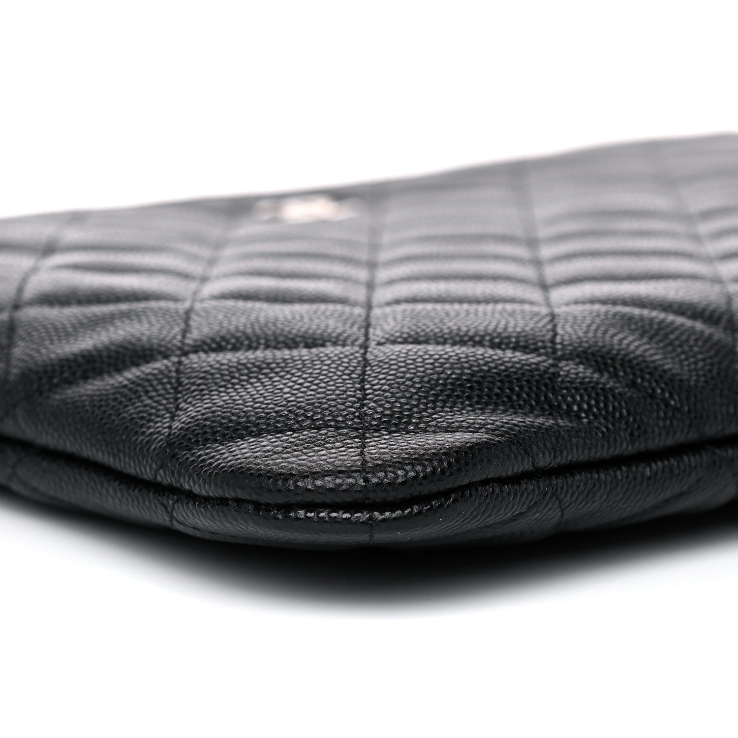 Chanel Caviar Quilted Medium Cosmetic Case Black 8 of 9