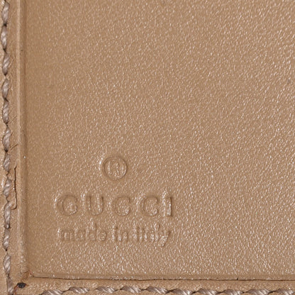 Gucci Guccissima Interlocking G French Flap Wallet Beige 6 of 9