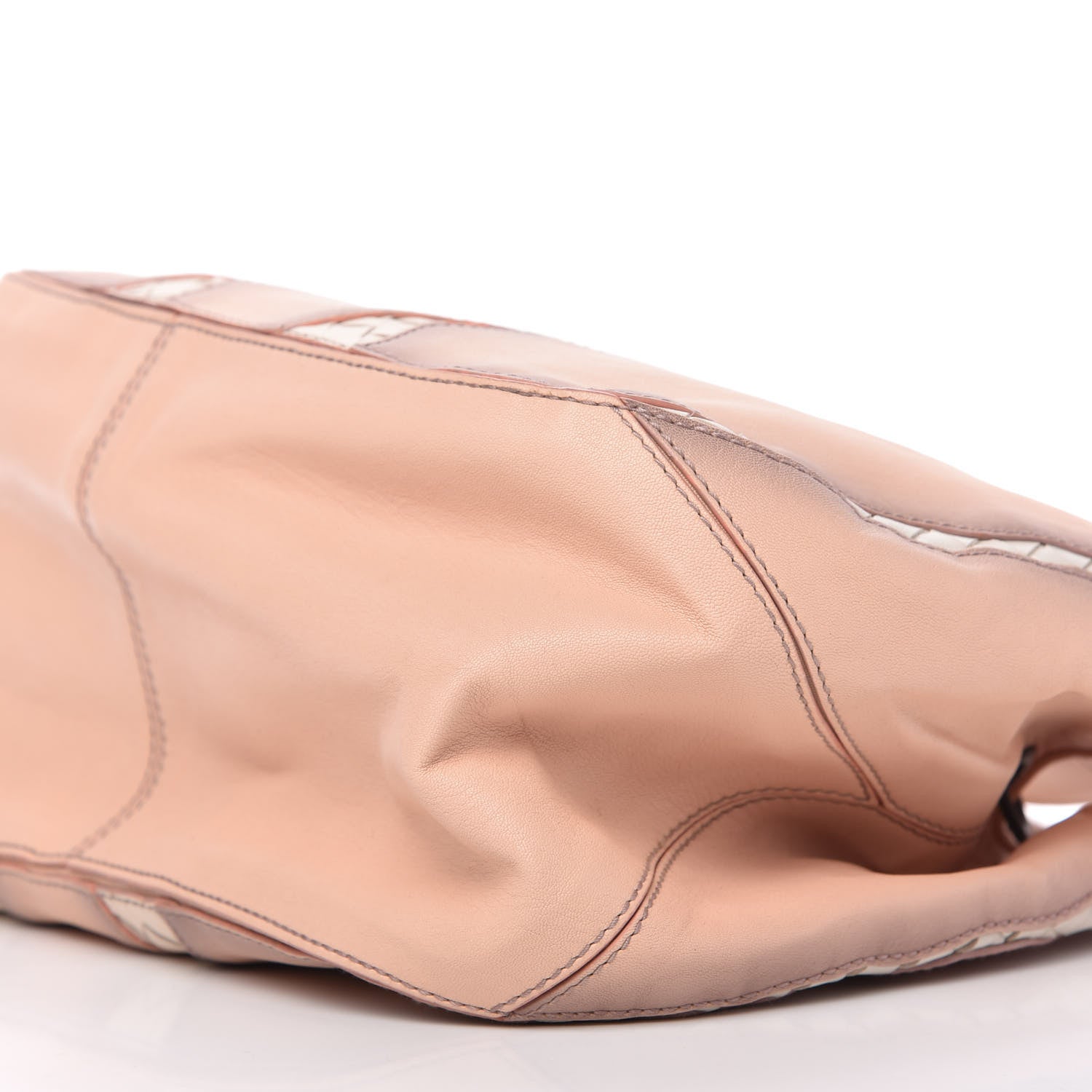 Bottega Veneta Nappa Intrecciato Embroidered Medium Campana Pink 7 of 9
