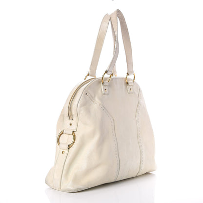 Saint Laurent Calfskin Oversized Muse White 3 of 12