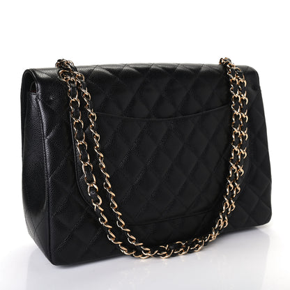 Chanel Caviar Quilted Maxi Double Flap Black 2 of 4