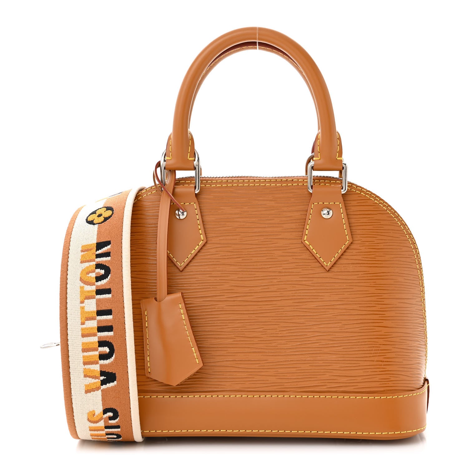Louis Vuitton Epi Jacquard Alma BB Honey Gold 1 of 10