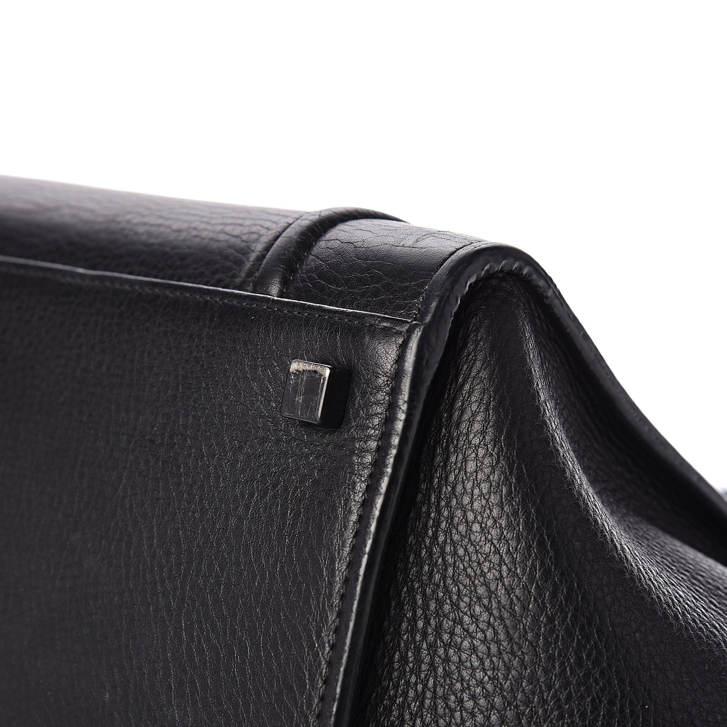Supple Calfskin Medium Phantom Luggage Black