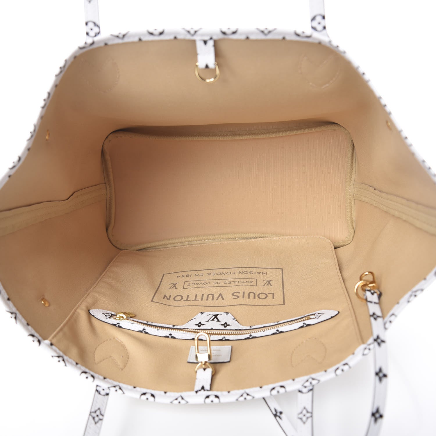 Louis Vuitton Monogram Giant Neverfull MM Kaki 8 of 11