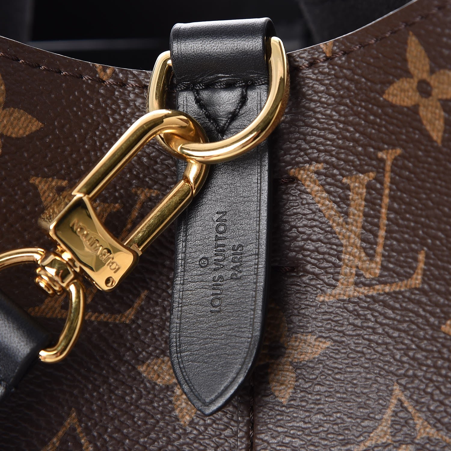 Louis Vuitton Monogram Neonoe MM Black 7 of 7
