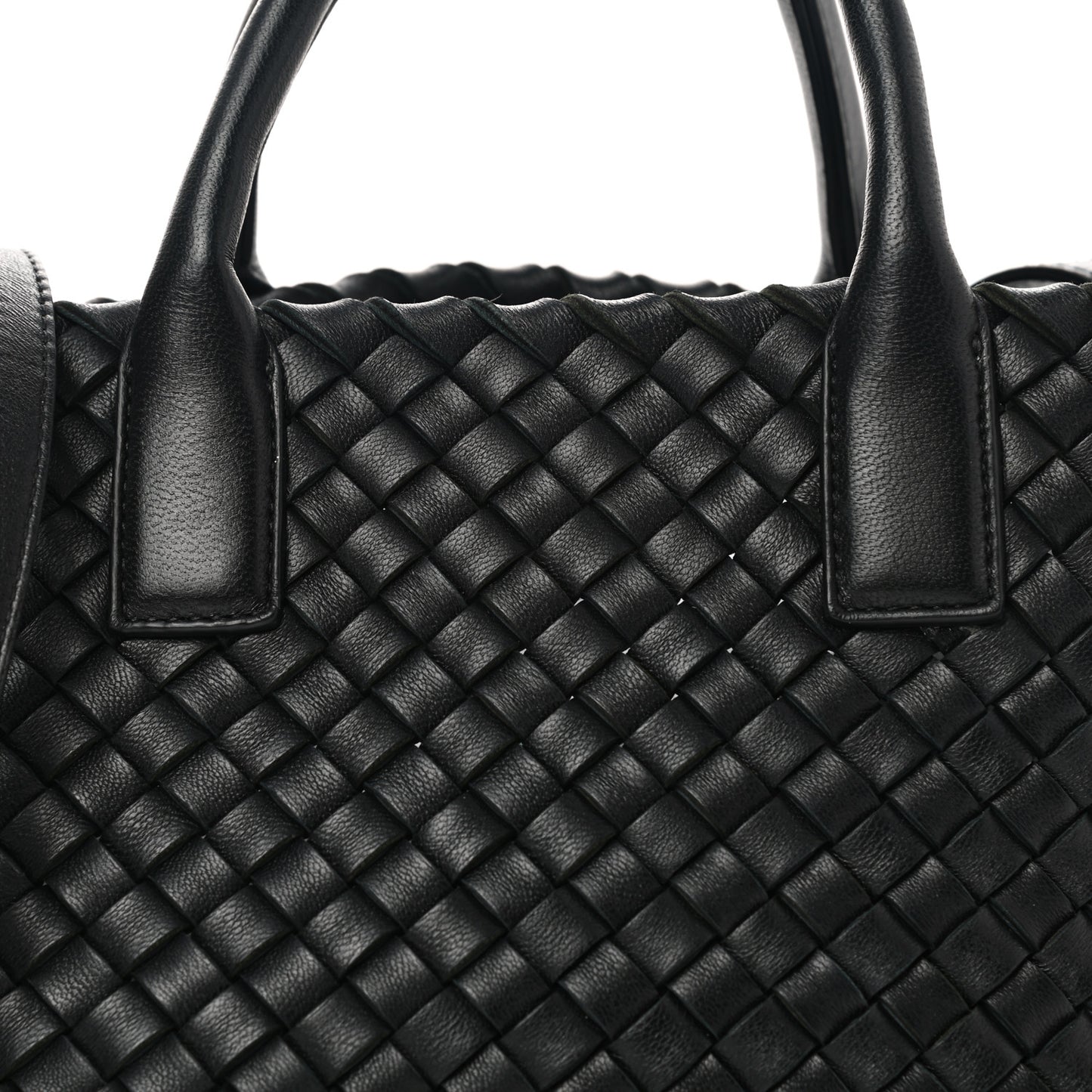 Nappa Intrecciato Mini Cabat Black